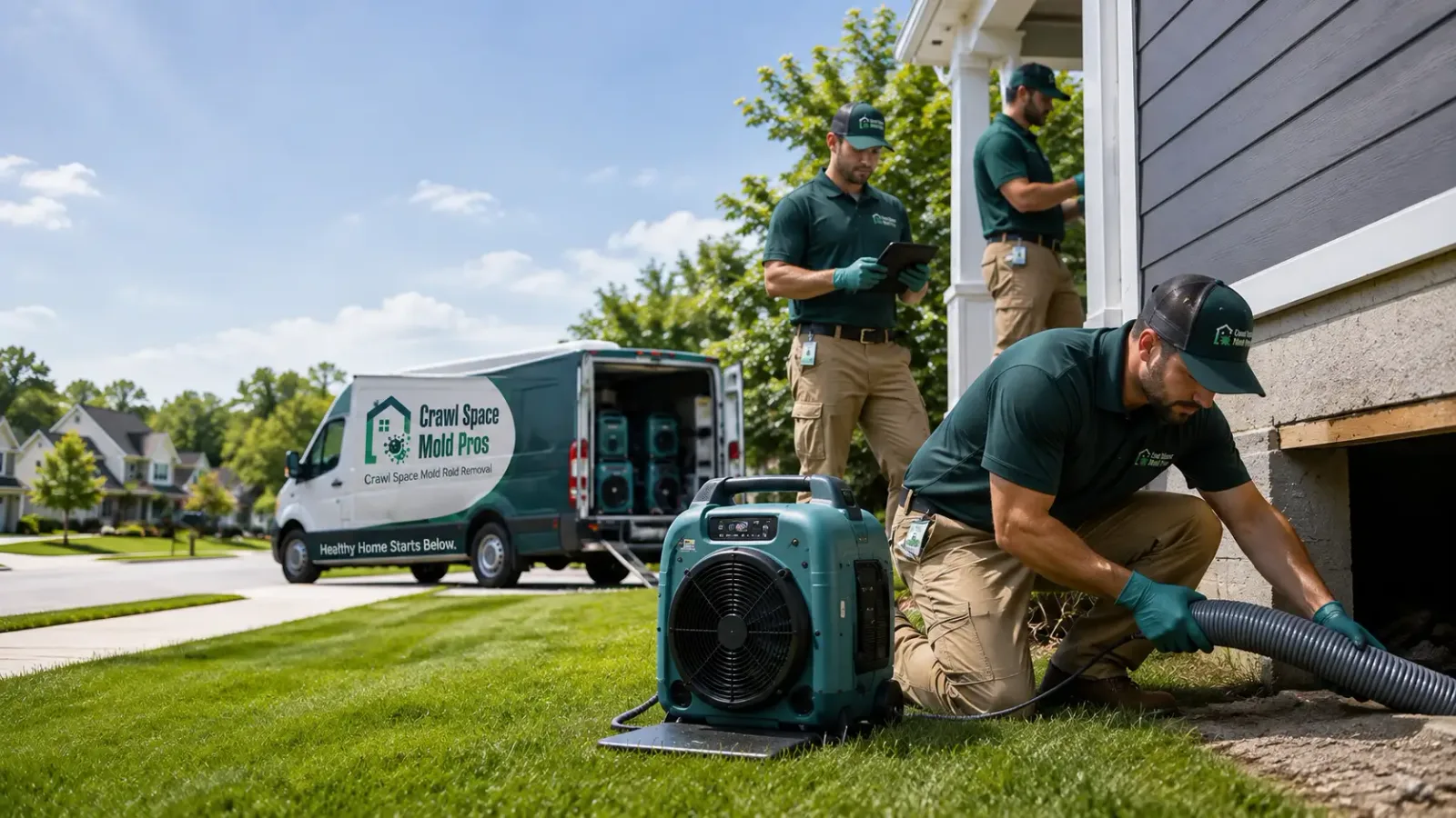 Crawl Space Mold Removal in Martin, MI